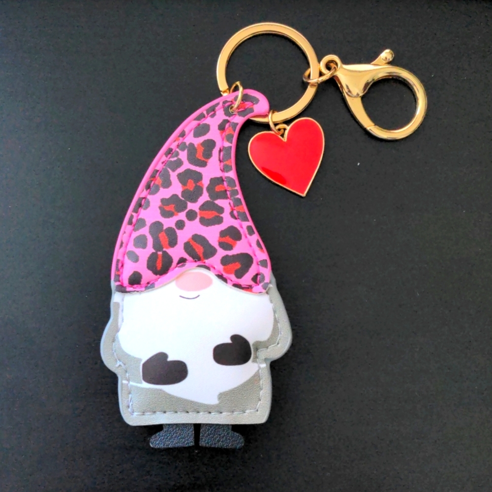 Puffy Gnome Keychain